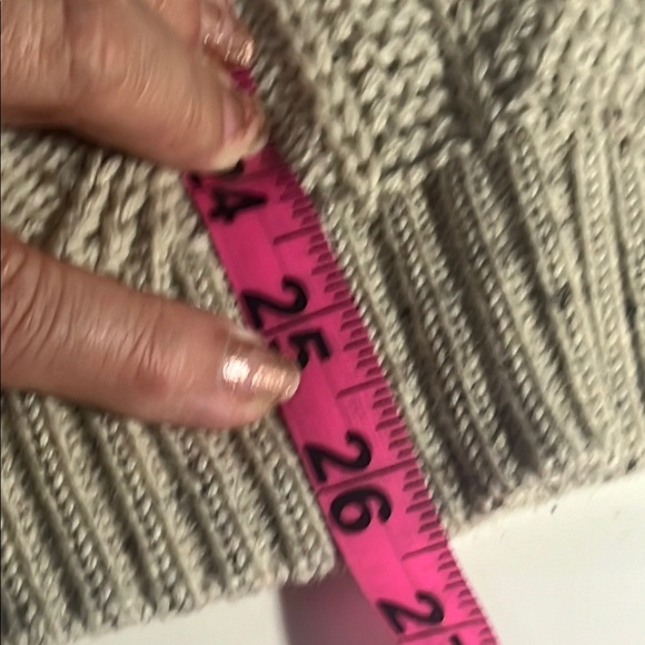 Vintage German made Cream Cable Knit Button-Up Vest - pure virgin wool - Picture 9 of 9